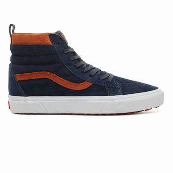 Damske Zimne Topanky Vans Suede Sk8-Hi MTE Modre VA16SHUGW